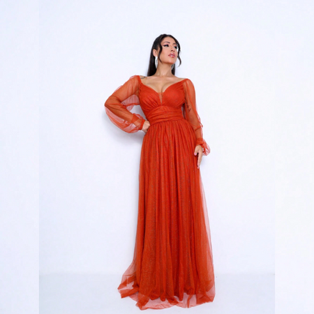 Vestido de Festa Longo Angelica