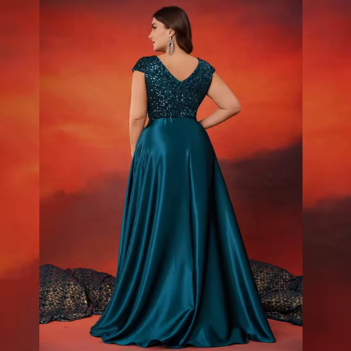 Vestido de Festa Plus Size Luzinete