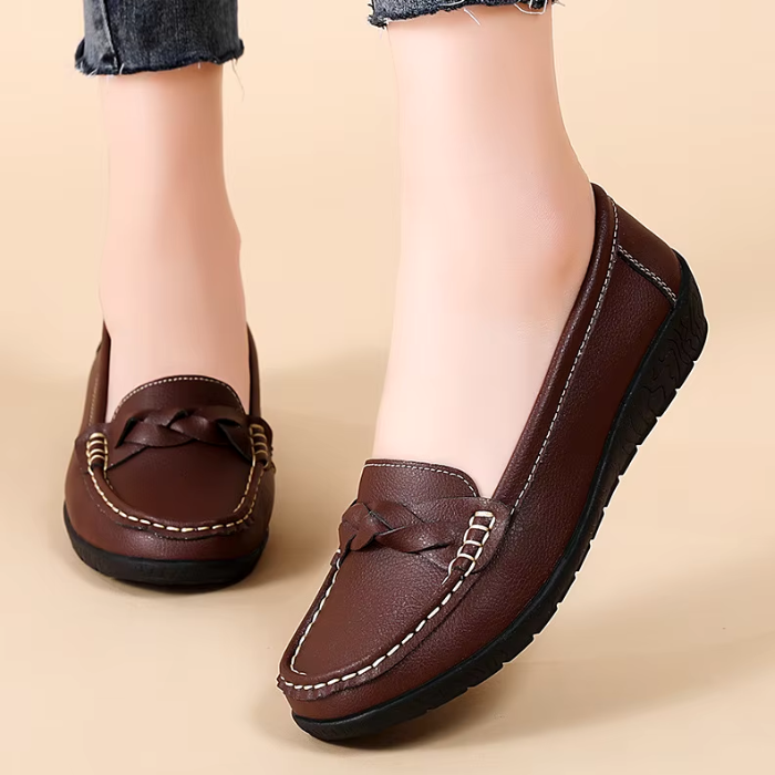 Mocassim Feminino Couro Eugénie