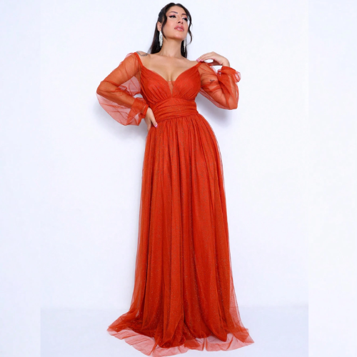 Vestido de Festa Longo Angelica