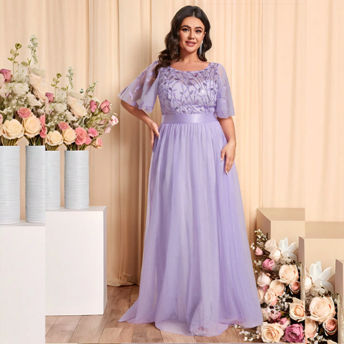 Vestido de Festa Plus Size Ravena