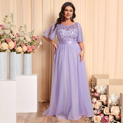 Vestido de Festa Plus Size Ravena