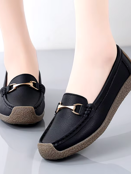 Mocassim Feminino Couro Fabienne