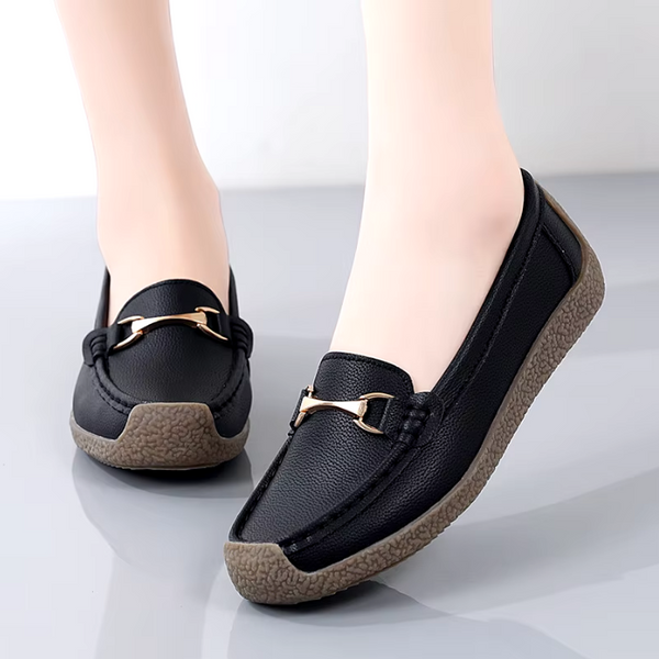 Mocassim Feminino Couro Fabienne