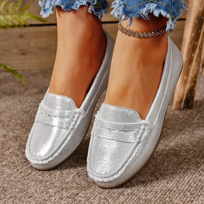 Mocassim Feminino Couro Claudia