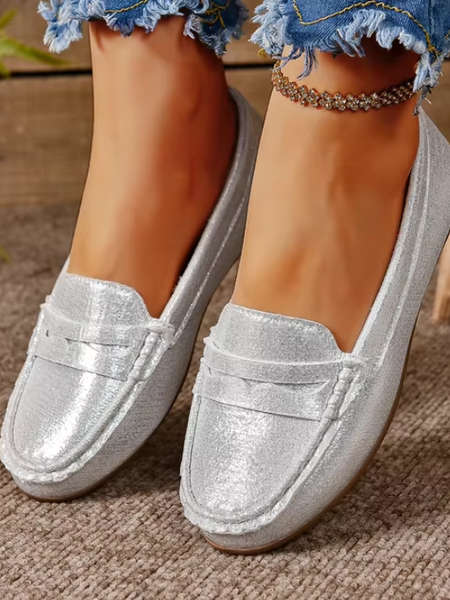 Mocassim Feminino Couro Claudia