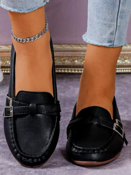 Mocassim Feminino Couro Faustine