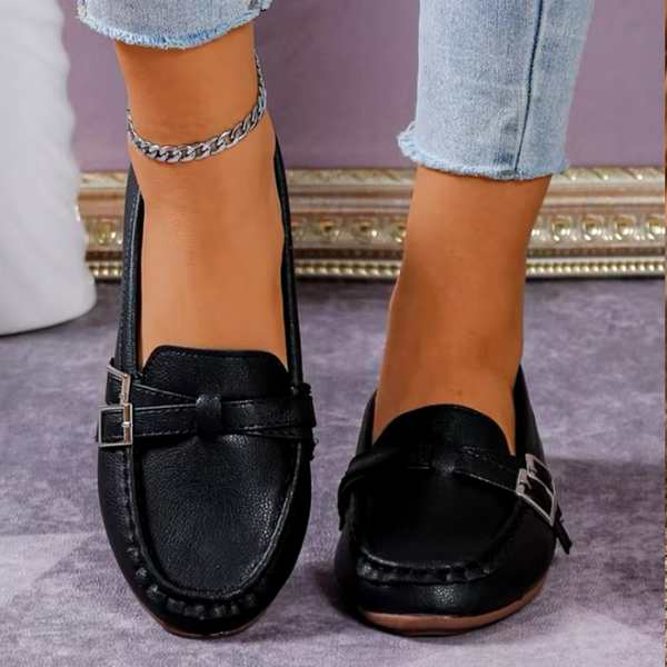 Mocassim Feminino Couro Faustine