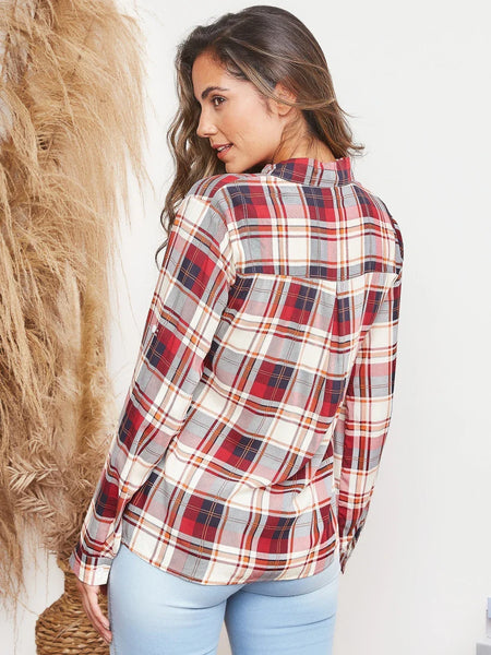 Camisa Xadrez manga Longa Milena