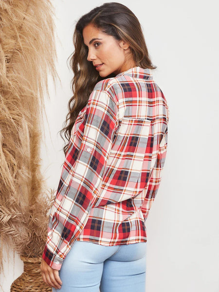 Camisa Xadrez manga Longa Milena