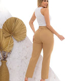 calça cintura alta, calça social feminina cintura alta, calça de alfaiataria feminina cintura alta