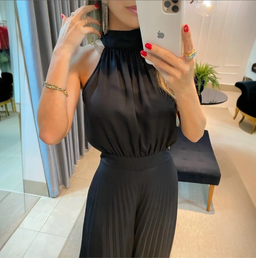 Macacão Pantalona Jumpsuit