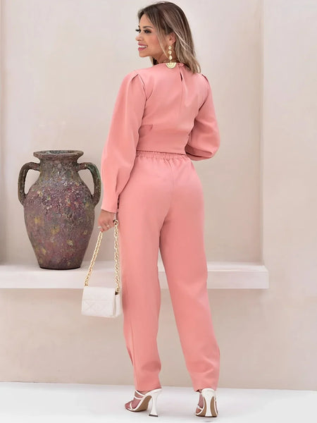 Conjunto Blusa e Calça Sofia