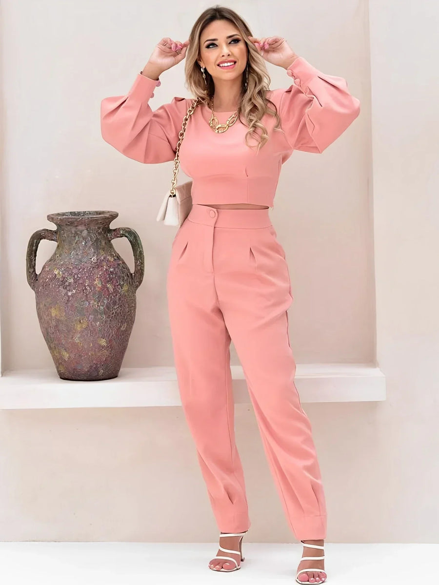 Conjunto Blusa e Calça Sofia