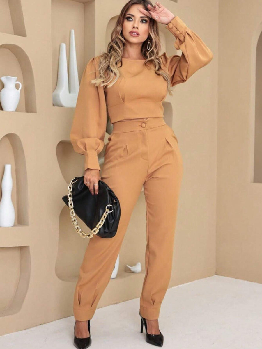 Conjunto Blusa e Calça Sofia