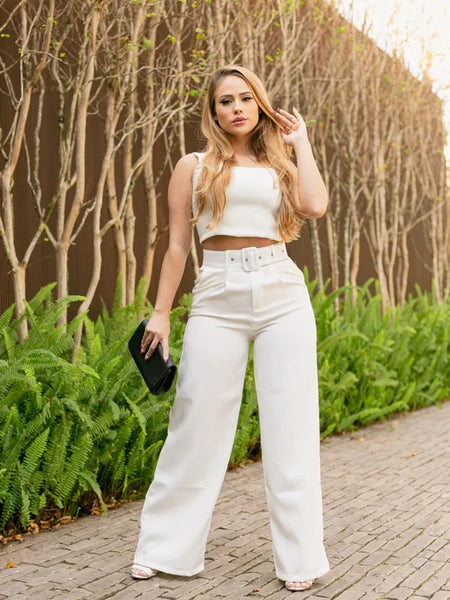 Conjunto de Blusa e Calça Amália