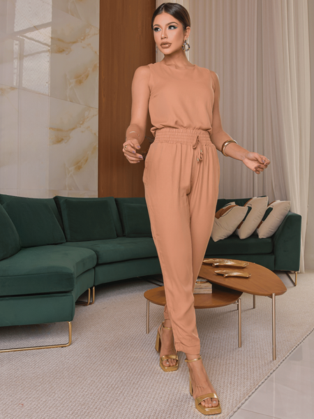 Conjunto Calça Jogger e Cropped Vívian