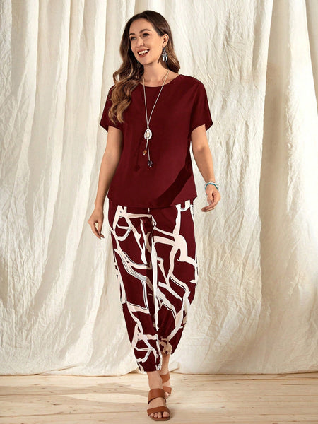 Conjunto Feminino Estampado Thaís