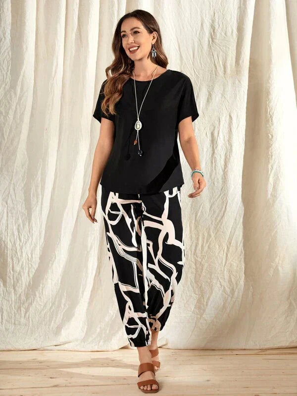 Conjunto Feminino Estampado Thaís