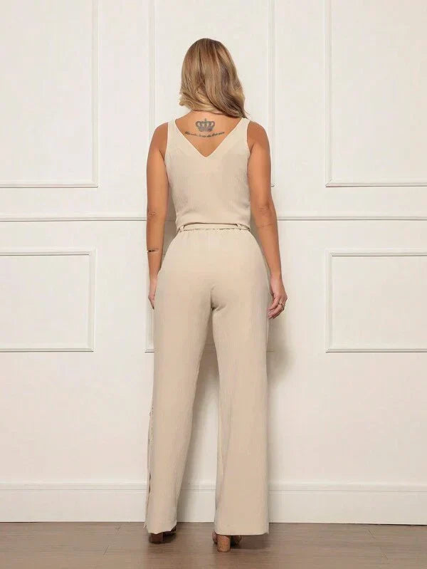 Conjunto Calça e Blusa Feminino Tatiane