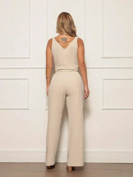 Conjunto Calça e Blusa Feminino Tatiane