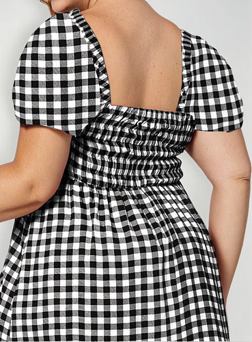 Vestido Xadrez Curto Geovana