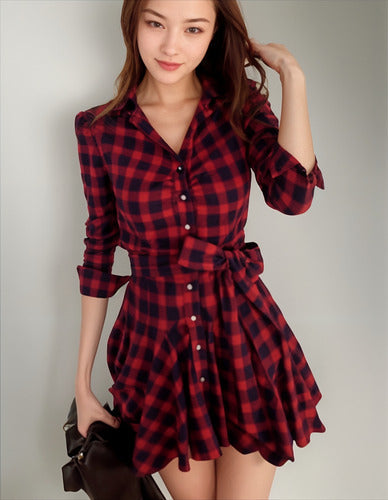 Blusa Feminino Xadrez Estela