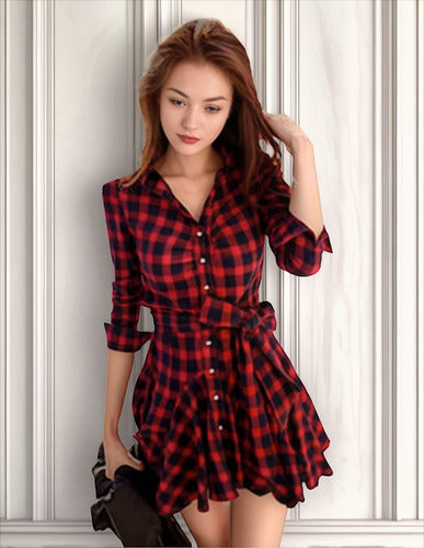 Blusa Feminino Xadrez Estela