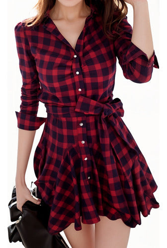 Blusa Feminino Xadrez Estela