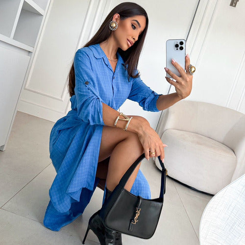 Vestido Manga Longa Natalia