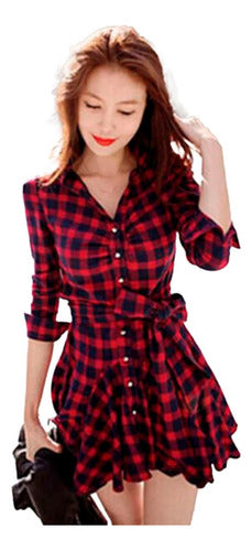 Blusa Feminino Xadrez Estela