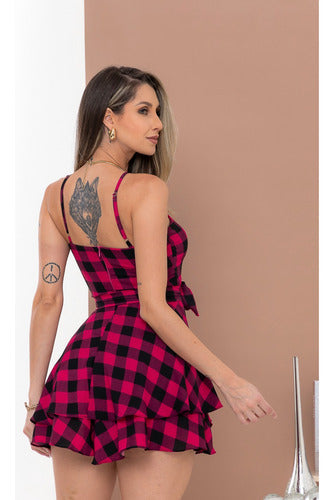 Macaquinho Feminino Babado Junina