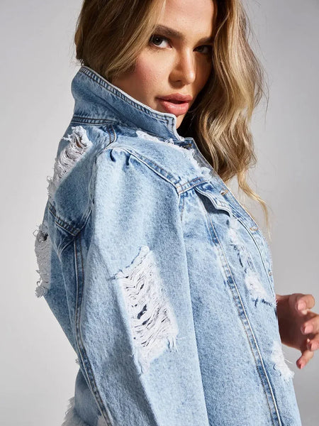 Jaqueta Jeans Feminina Eliete
