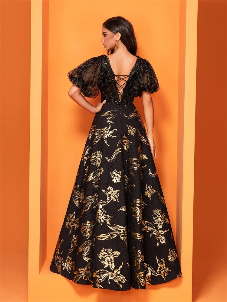 Vestido Longo de Festa Patrizia