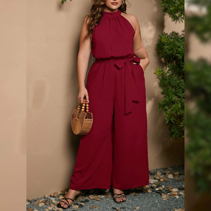 Macacão Pantalona Plus Size Elza