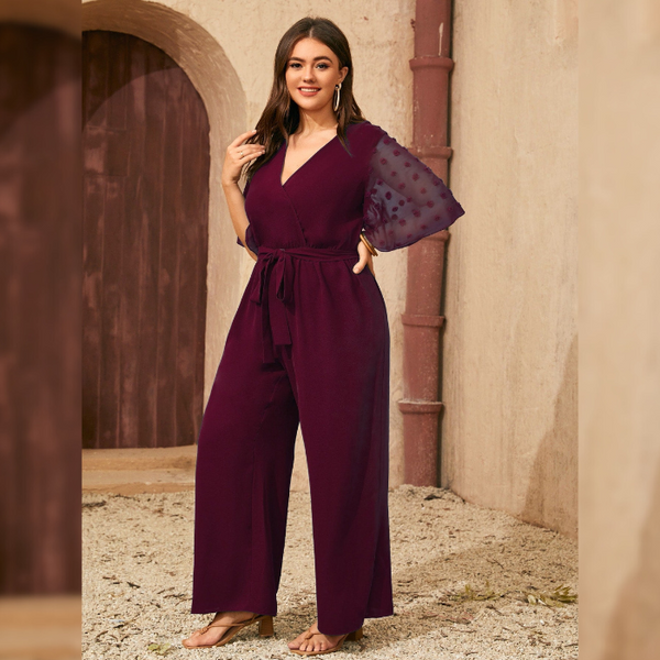 Macacão Manga Bufante Vivian