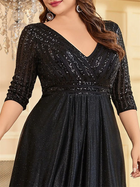Vestido Longo Plus Size Festa Alessia
