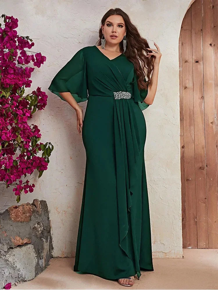 Vestido Longo Plus Size Festa Vittoria