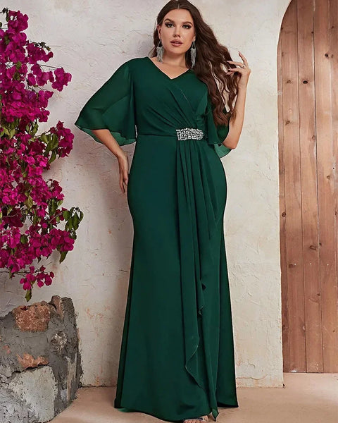 Vestido Longo Plus Size Festa Vittoria