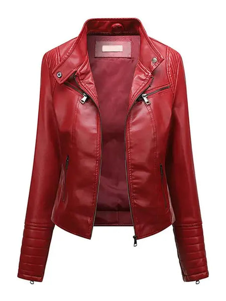 Jaqueta De Couro Feminina Edna