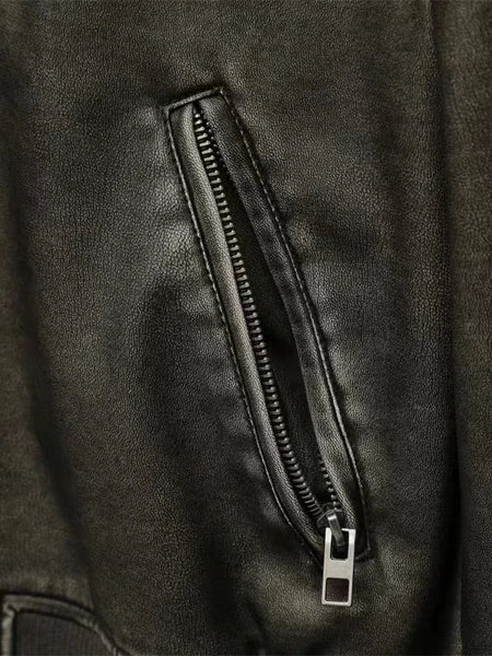 Jaqueta Feminina de Couro Maria