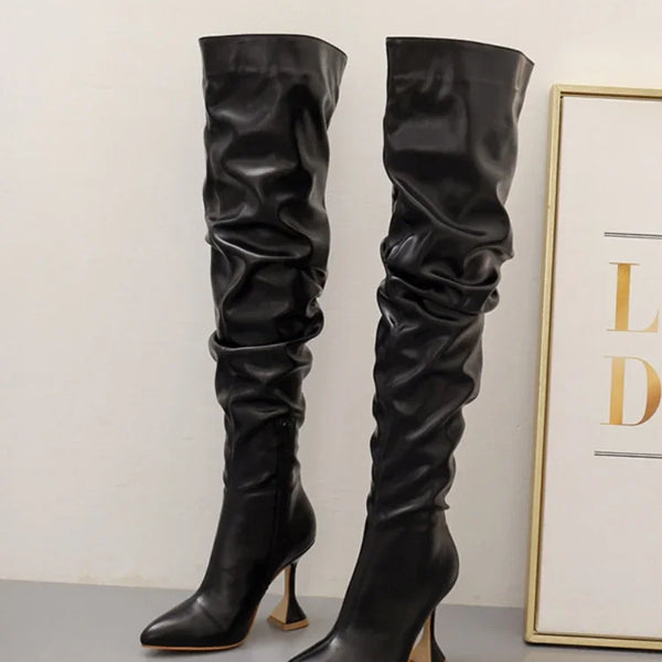 Bota Cano Alto Feminina Anita
