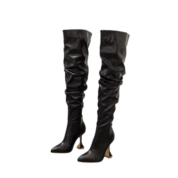 Bota Cano Alto Feminina Anita