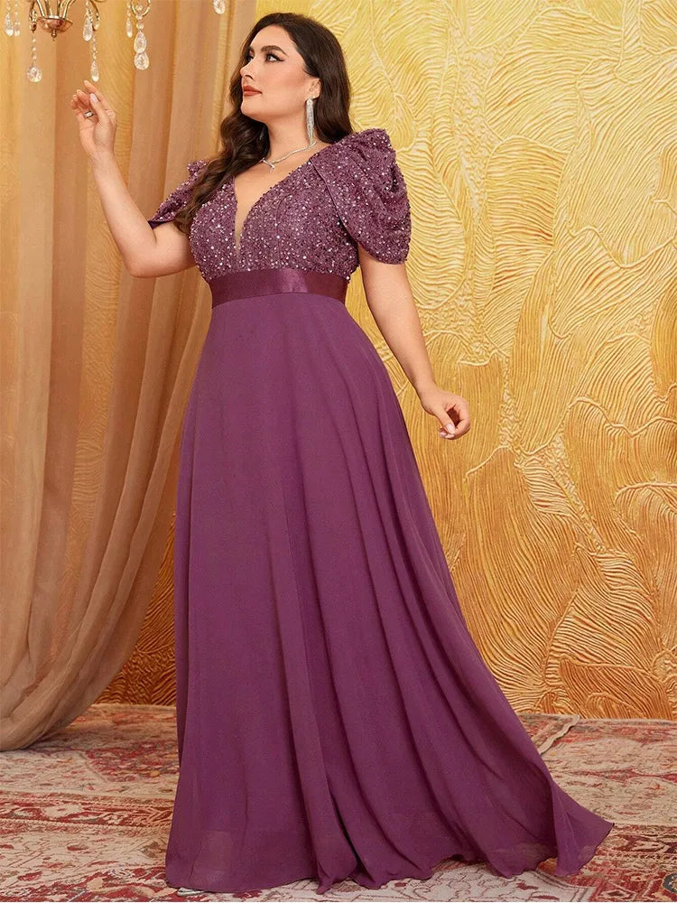 Vestido Festa Longo Plus Size Federica