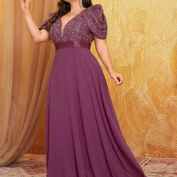 Vestido Festa Longo Plus Size Federica