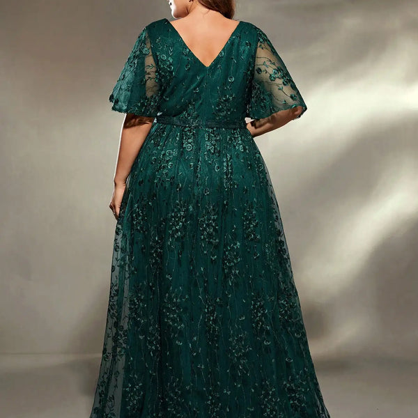 Vestido Longo Plus Size Festa Arianna
