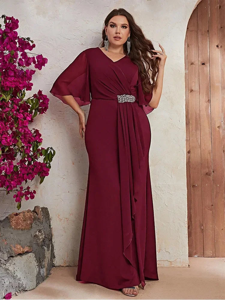 Vestido Longo Plus Size Festa Vittoria