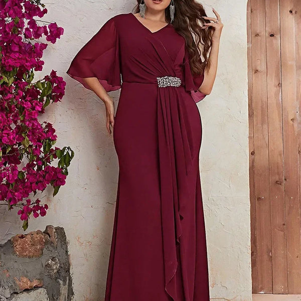 Vestido Longo Plus Size Festa Vittoria
