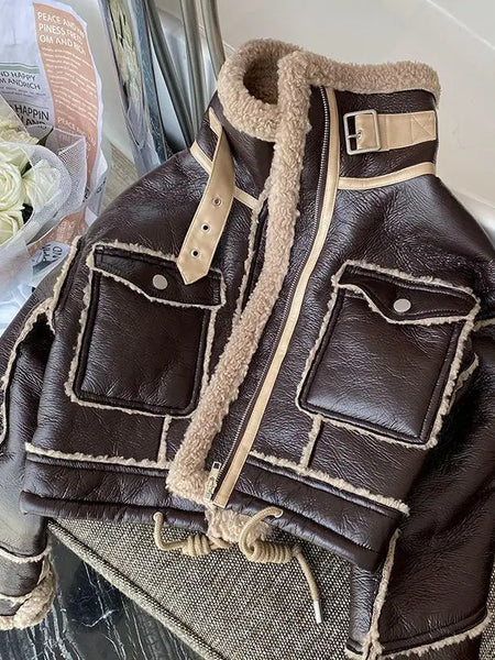 Jaqueta de Couro Feminino Isabela