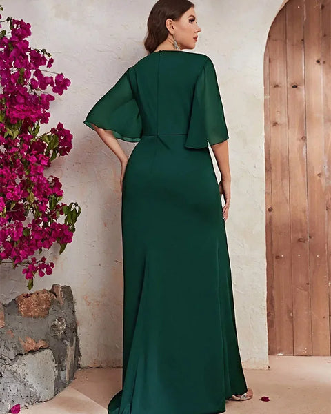 Vestido Longo Plus Size Festa Vittoria